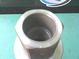 heavy construction, thick core bit hub