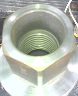 top view of 2 inch concrete core drill bit