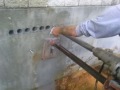 Raleigh NC core drilling into wall