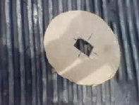 template of core drill hole for concrete